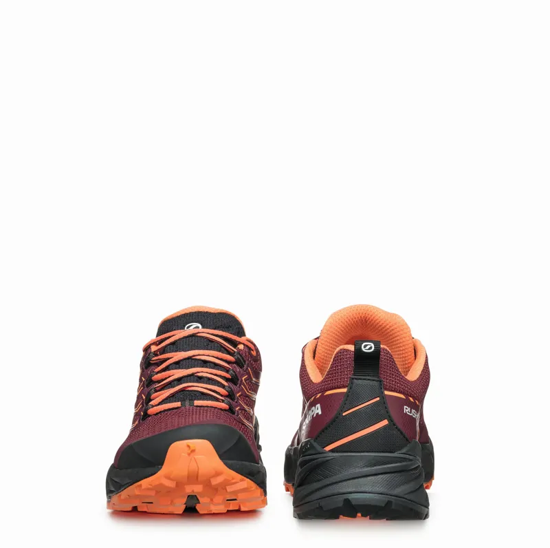 Scarpa Womens Rush GTX 2 Shoes - Burgandy-Dusty Orange-3